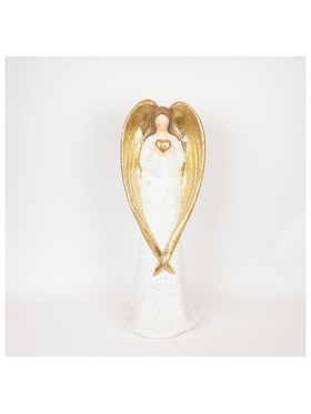 Αγγελος με Χρυση Καρδια, 63cm