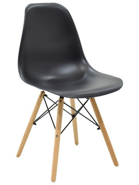 Τραπεζαρία Cuba-Julita Pakoworld σετ 5τεμ mdf Sonoma-Μαύρο-Φυσικό 120x70x76εκ