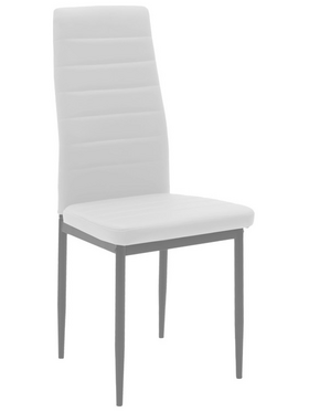 Τραπεζαρία Cuba-Parker Pakoworld σετ 5τεμ Sonoma-Λευκό 120x80x75εκ