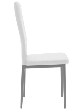 Τραπεζαρία Cuba-Parker Pakoworld σετ 5τεμ Sonoma-Λευκό 120x80x75εκ