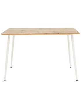 Τραπεζαρία Cuba-Parker Pakoworld σετ 5τεμ Sonoma-Λευκό 120x80x75εκ