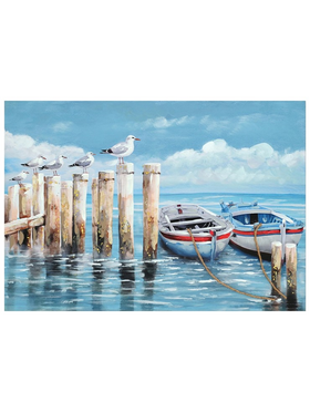 Πίνακας σε Καμβά Port Inart 100x3x70εκ