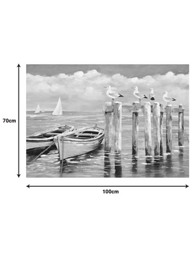 Πίνακας σε Καμβά Port i Inart 100x3x70εκ