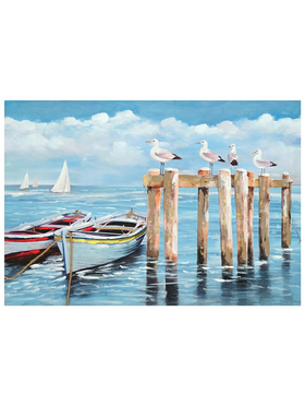 Πίνακας σε Καμβά Port i Inart 100x3x70εκ