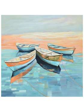 Πίνακας σε Καμβά Boatty Inart 100x3x100εκ