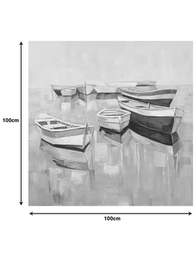 Πίνακας σε Καμβά Boatty ι Inart 100x3x100εκ