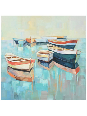 Πίνακας σε Καμβά Boatty ι Inart 100x3x100εκ