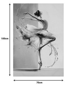 Πίνακας σε Καμβά Dancito Inart 70x2.5x100εκ