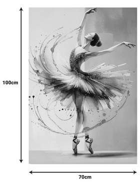 Πίνακας σε Καμβά Dancito i Inart 70x2.5x100εκ