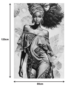 Πίνακας σε Καμβά Georgina i Inart 80x3x120εκ
