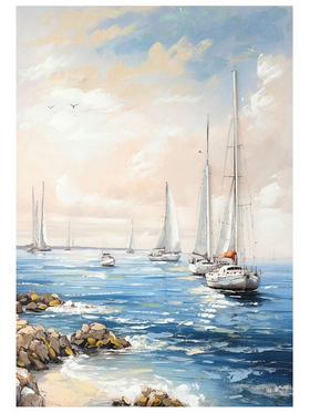 Πίνακας σε Καμβά Sailsy Inart 70x3x100εκ