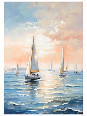 Πίνακας σε Καμβά Sailsy i Inart 70x3x100εκ