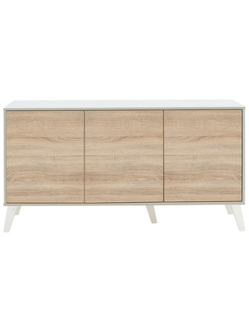 Μπουφές Billie Pakoworld Sonoma-Γκρι 149x40x77εκ