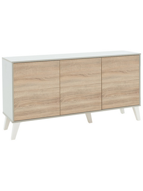 Μπουφές Billie Pakoworld Sonoma-Γκρι 149x40x77εκ