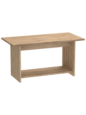Τραπέζι Kumba Pakoworld σε oak Απόχρωση 80x40x42εκ