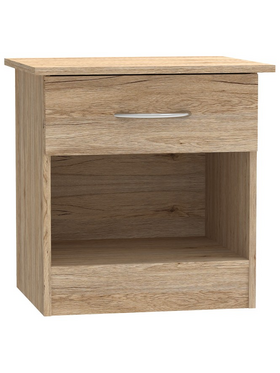 Κομοδίνο Kona Pakoworld σε oak Απόχρωση 40x34x42εκ
