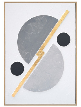 Πίνακας σε Καμβά Geometric Inart 52x4.5x72εκ