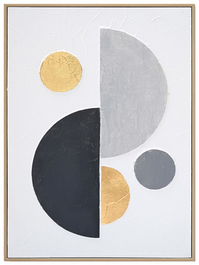 Πίνακας σε Καμβά Geometric i Inart 52x4.5x72εκ