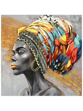 Πίνακας σε Καμβά Africana i Inart 100x3x100εκ