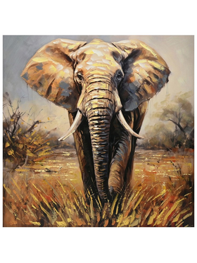 Πίνακας σε Καμβά Elepho Inart 100x3x100εκ