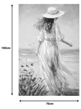 Πίνακας σε Καμβά Avra ι Inart 60x3x90εκ