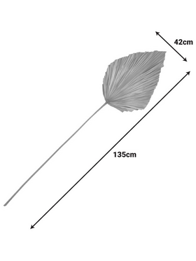Διακοσμητικό Φύλλο Walsy Inart Palm Leaf σε Φυσική Απόχρωση Υ135 εκ