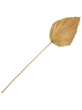 Διακοσμητικό Φύλλο Walsy Inart Palm Leaf σε Φυσική Απόχρωση Υ135 εκ