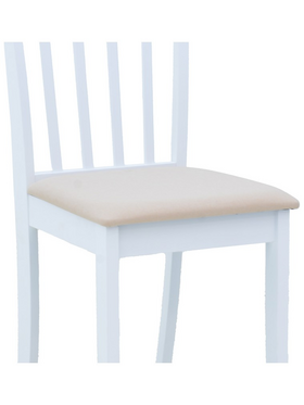 Καρέκλα Houston Pakoworld σε Λευκή Απόχρωση 40x49x94εκ