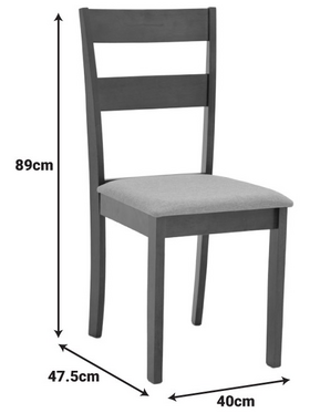 Καρέκλα Dallan  Pakoworld σε Καρυδί Απόχρωση 40x47.5x89εκ