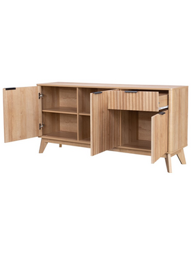 Μπουφές Hamea Pakoworld mdf σε Φυσική Απόχρωση 150x39,5x73εκ
