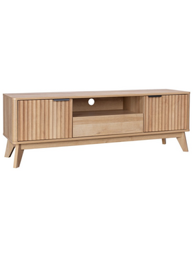Έπιπλο Τηλεόρασης Hamea Pakoworld mdf σε Φυσική Απόχρωση 145x39,5x49εκ