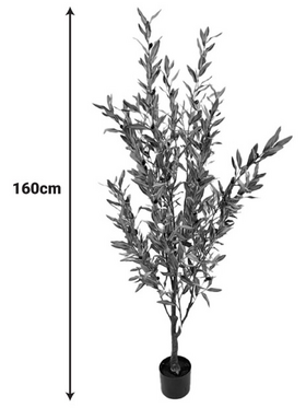 Διακοσμητικό Φυτό Olive Tree ii σε Γλάστρα Inart Πράσινο pp Υ160εκ