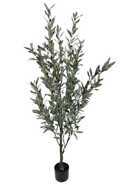 Διακοσμητικό Φυτό Olive Tree ii σε Γλάστρα Inart Πράσινο pp Υ160εκ