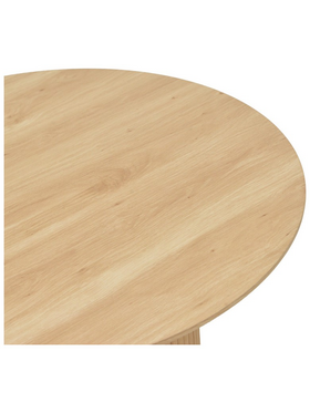 Τραπέζι Σαλονιού Opols Pakoworld mdf σε  Φυσική Απόχρωση Φ90x42εκ