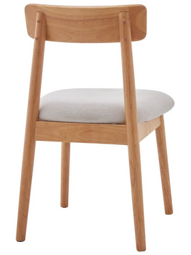 Καρέκλα Tullo Pakoworld Rubberwood σε Φυσική Απόχρωση 46x45x78εκ