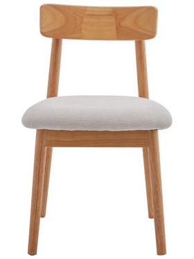 Καρέκλα Tullo Pakoworld Rubberwood σε Φυσική Απόχρωση 46x45x78εκ