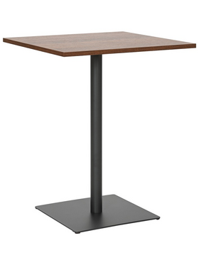 Τραπέζι Nerobian Pakoworld mdf σε Καρυδί Απόχρωση 60x60x75εκ