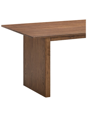 Τραπέζι Eleganza Pakoworld mdf σε Καρυδί Απόχρωση 180x99x75.8εκ