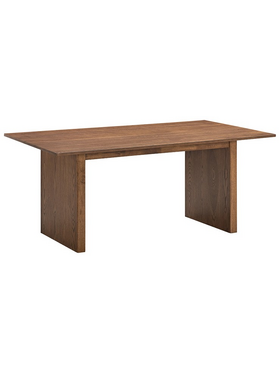 Τραπέζι Eleganza Pakoworld mdf σε Καρυδί Απόχρωση 180x99x75.8εκ