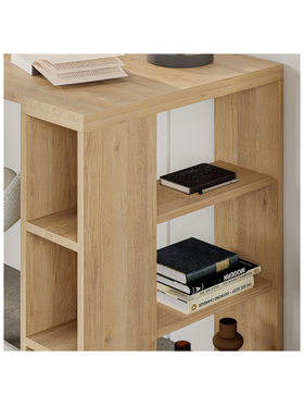 Γραφείο Colmar Pakoworld σε oak Απόχρωση 140x60x75εκ