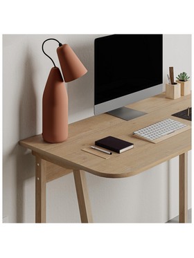 Γραφείο Malia Pakoworld σε oak Απόχρωση 120x60.5x75εκ