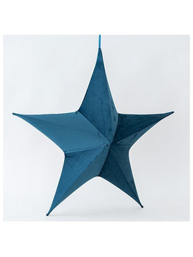 Βελουδινο Αστερι, Μπλε, 80cm