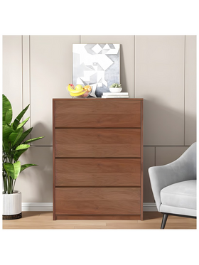 Συρταριέρα Kuanger Pakoworld mdf σε Καρυδί Απόχρωση 80x40x80εκ