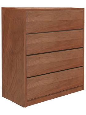 Συρταριέρα Kuanger Pakoworld mdf σε Καρυδί Απόχρωση 80x40x80εκ