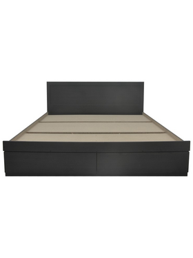 Κρεβάτι Olympus Pakoworld με Συρτάρι σε Wenge Απόχρωση 100x200εκ
