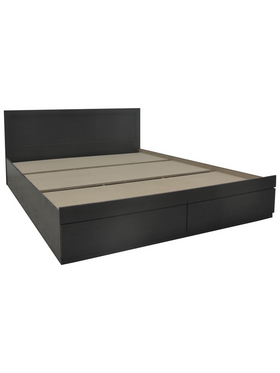 Κρεβάτι Olympus Pakoworld με Συρτάρι σε Wenge Απόχρωση 160x200εκ