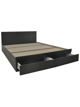 Κρεβάτι Olympus Pakoworld με Συρτάρι σε Wenge Απόχρωση 160x200εκ