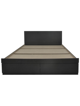 Κρεβάτι Olympus Pakoworld με Συρτάρι σε Wenge Απόχρωση 160x200εκ