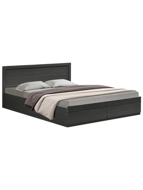 Κρεβάτι Olympus Pakoworld με Συρτάρι σε Wenge Απόχρωση 160x200εκ