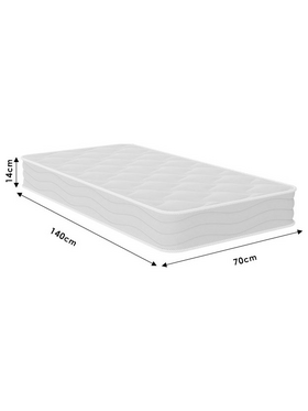 Στρώμα Cotton Baby Chic Strom Διπλής Όψης 14cm 70x140εκ